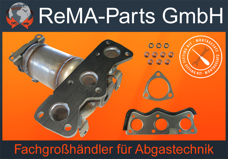 5Z1,5Z3 BMD 40KW 05 Abgaskrümmer Katalysator Krümmerkat VW FOX 1.2